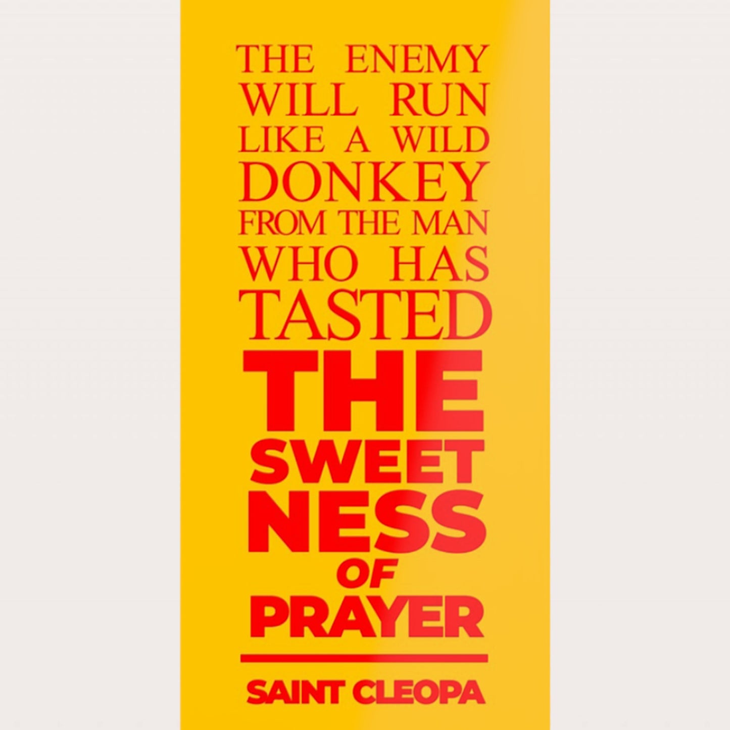 The Sweetness of Prayer | Bookmark