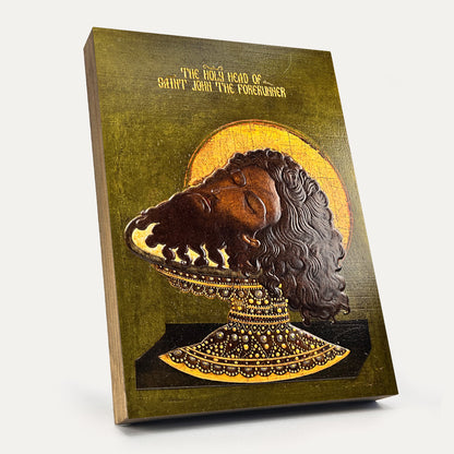 The Holy Head of St John | 3D Textured Orthodox Icon