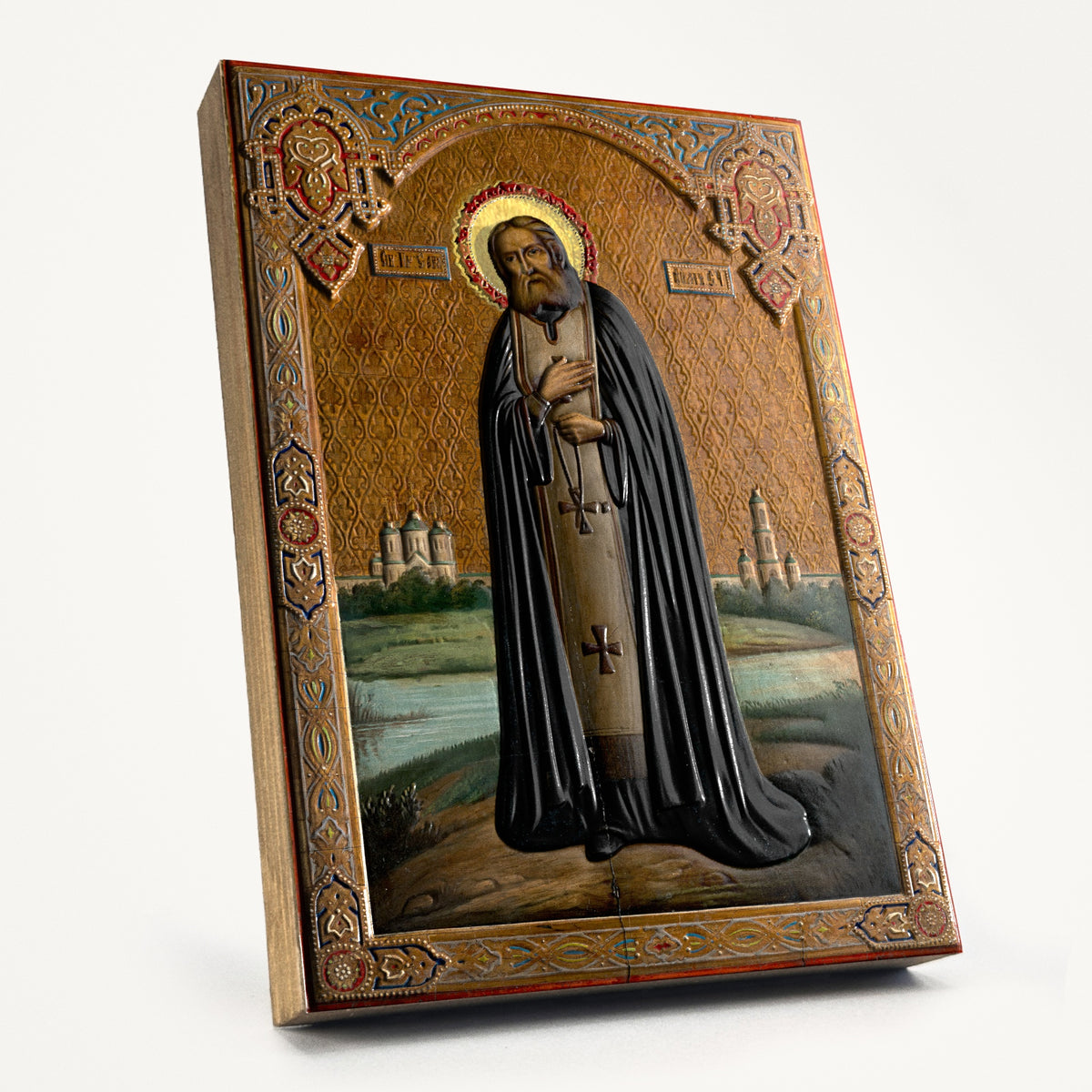 St Seraphim of Sarov Tilted