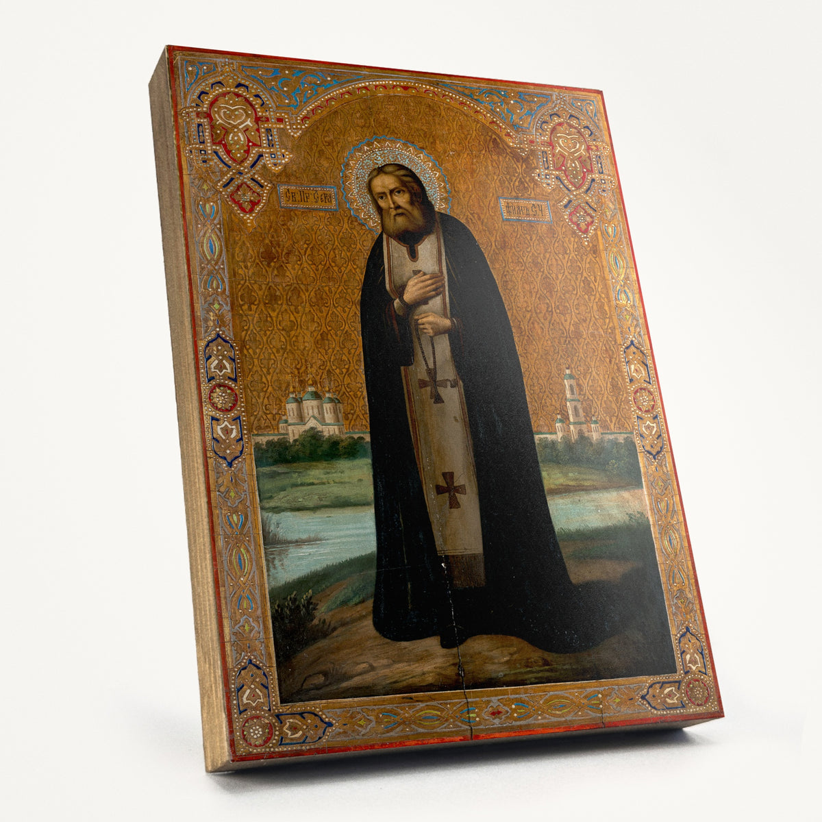 St Seraphim of Sarov Tilted Flat