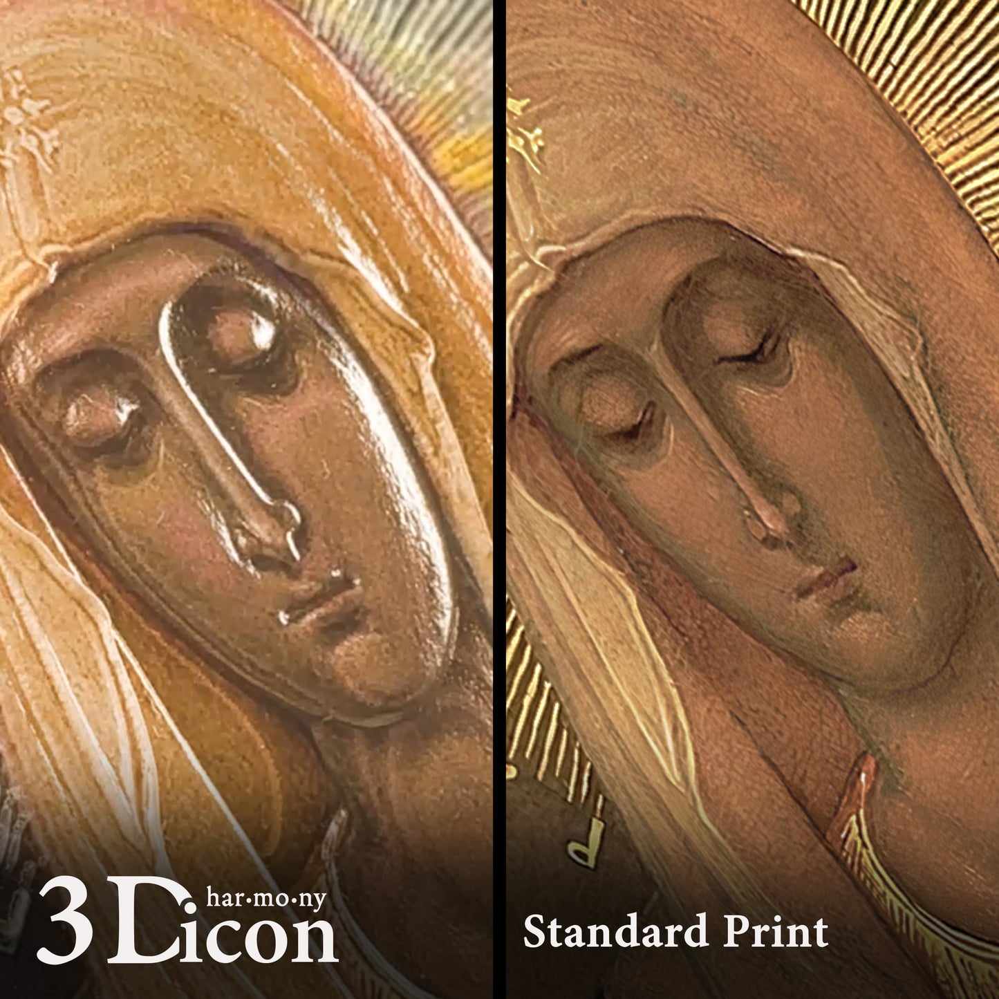 Theotokos | 3D Textured Orthodox Icon