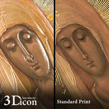 Theotokos | 3D Textured Orthodox Icon