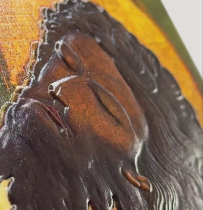 The Holy Head of St John | 3D Textured Orthodox Icon
